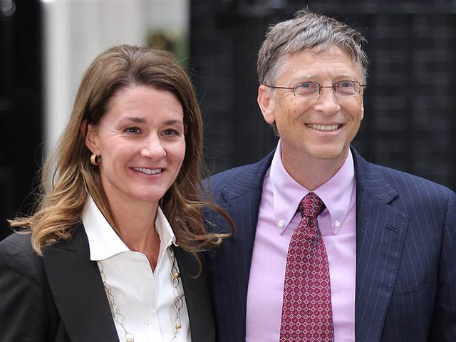 Bill Gates và vợ, bà Melinda Gates. (Ảnh:Getty Images)